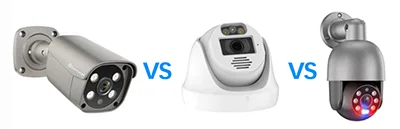 Choosing the Right Security Camera: BULLET VS. DOME VS. PTZ CAMERAS