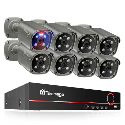 Techage 4K POE Camera System Support Vehicle Human detection Techage 4K POE Camera System Support Vehicle Human detection