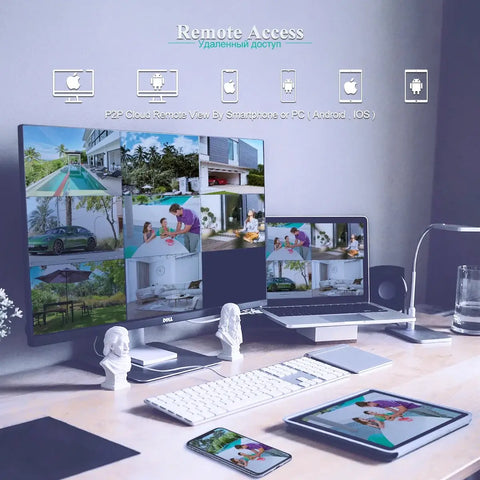4MP POE Camera Kit with Colorful Night View 4MP POE Camera Kit with Colorful Night View