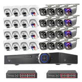 32CH Security Camera System with 8MP PoE Camera Color Night Vision