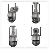 4MP 8MP PT WiFi Camera Gary with Motion Spotlight