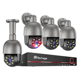 8MP 360° Outdoor POE Camera System support Pan Control
