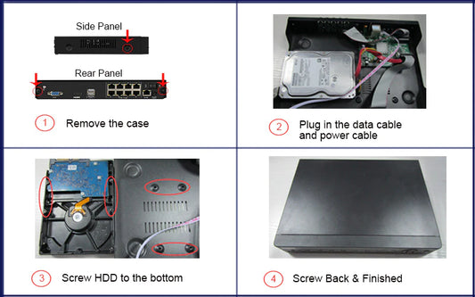How to Install a Hard Drive in a NVR or DVR？