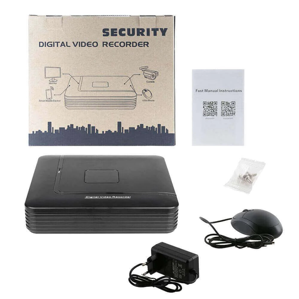 Mini NVR 16CH pour caméra de sécurité IP avec détection de mouvement