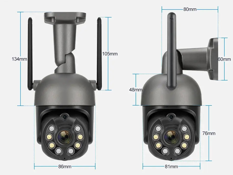 3MP PAN Wireless CCTV System with Auto Tracking
