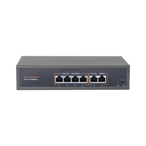 Commutateur POE PoE+ à 4 + 2 ports 