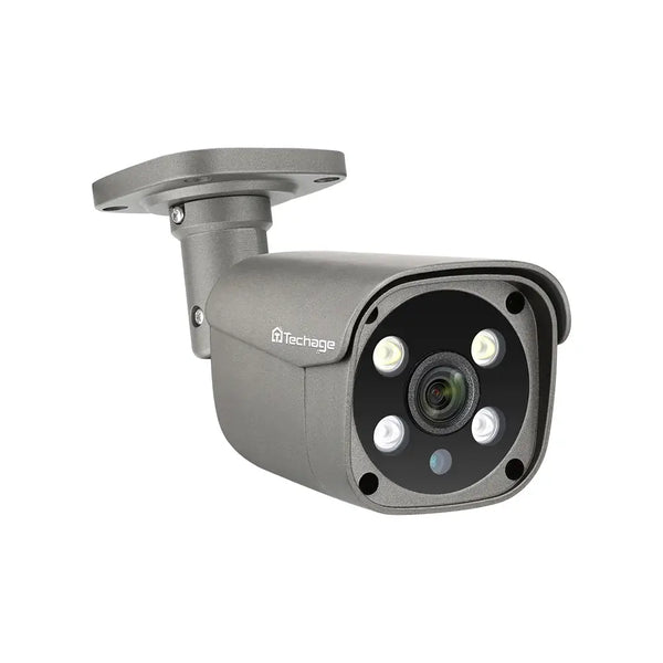 Techage Surveillance cameras POE 5MP Resolution IP66 Waterproof Outdoor 605GP-AI-50G