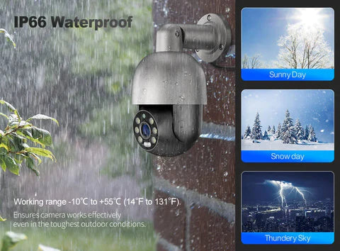 Système de caméra POE 16CH Vue à 360° avec disque dur de 3 To 