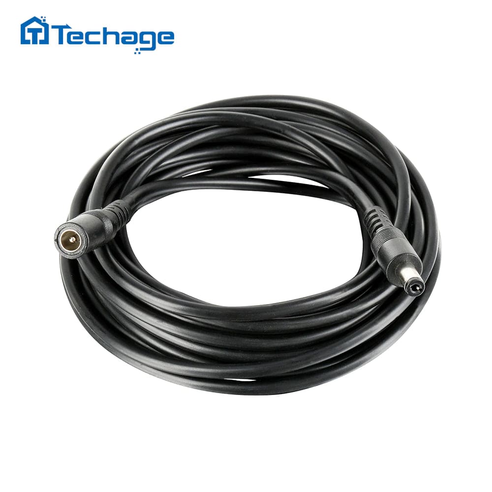 Gleichstrom-Verlängerungskabel für Kamera-Netzteil, Adapterkabel, 5,5 mm x 2,1 mm Stecker