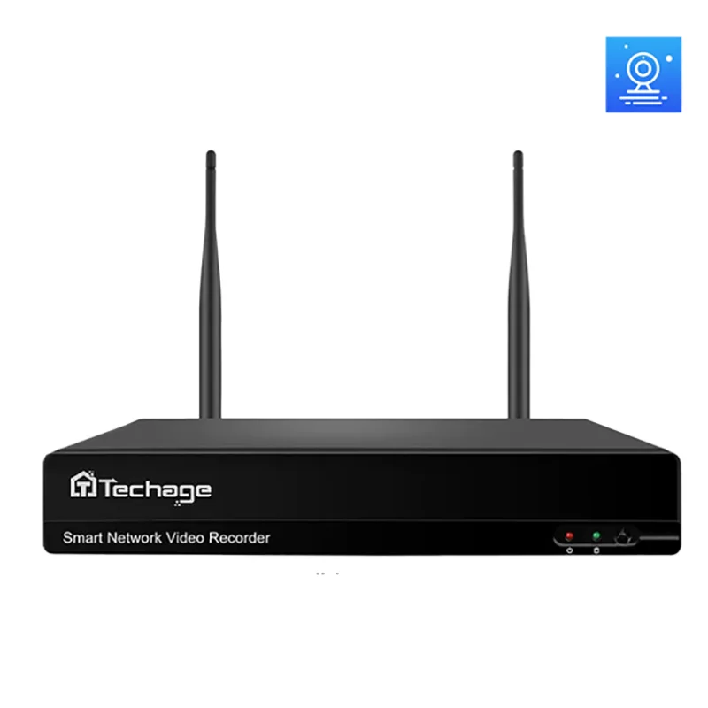 Techage 8CH H.265 3MP Wireless NVR Recorder for Wifi Eseeclould CCTV Camera