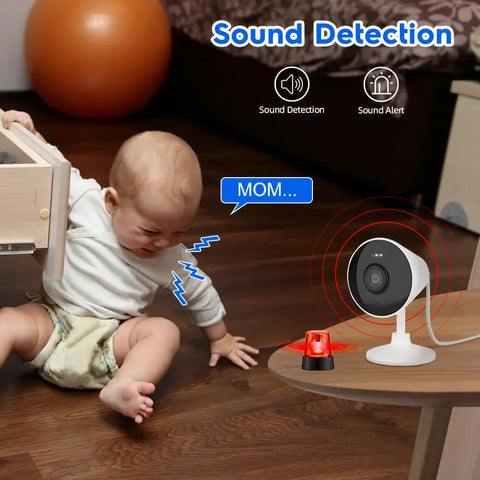Caméra bébé WiFi 3MP pour utilisation à domicile 