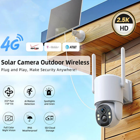 Techage 4G Kamera Solarbetrieben CQ1H EU Version