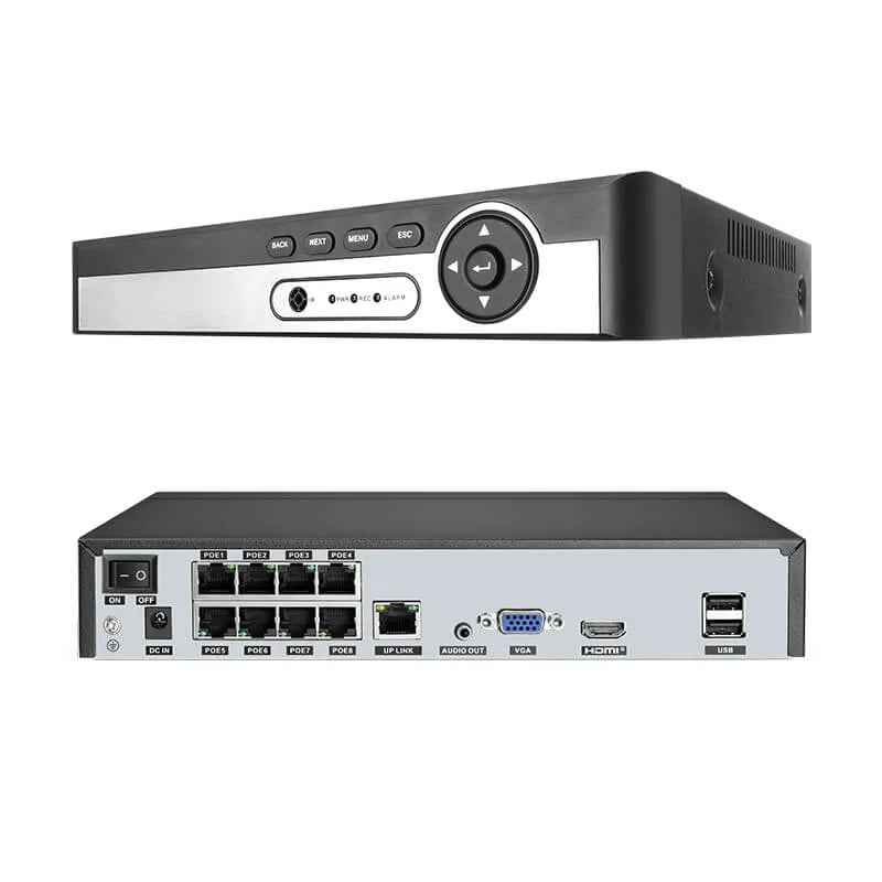 16-Kanal-POE-NVR-Recorder unterstützt max. 4K-Kamera