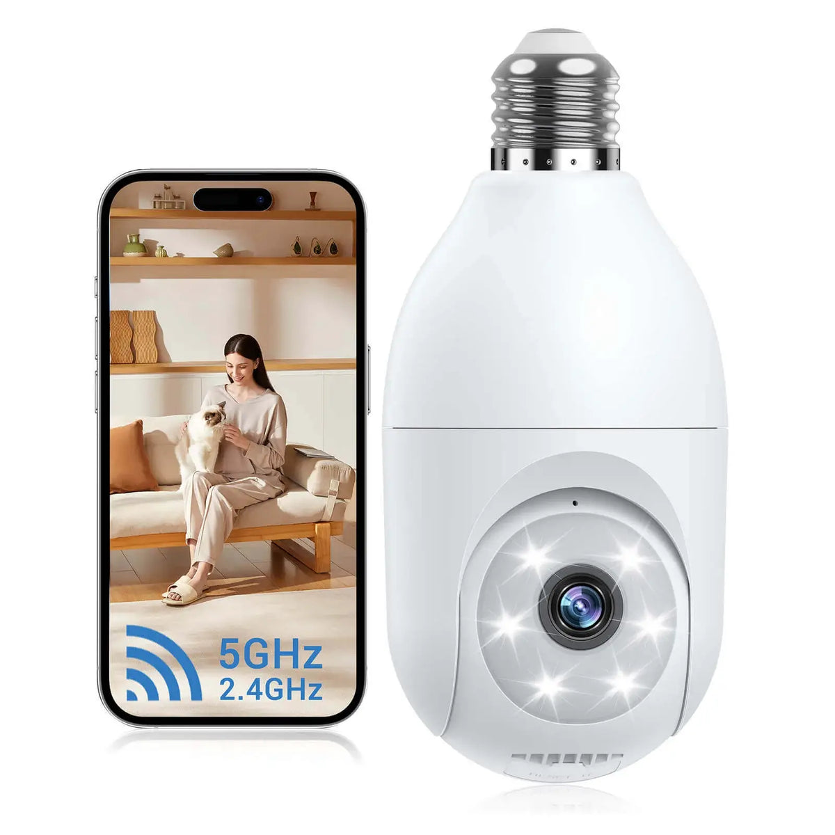 Bulb Camera Kuwait Best Light Bulb Security Cameras | WiFi Camera- Techage – Techage.com