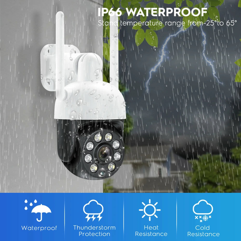 2K WiFi Camera with Motion Detection and Waterproof