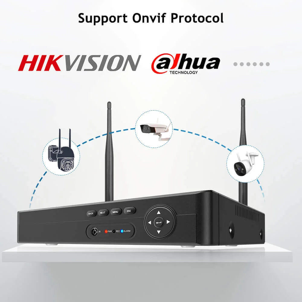 WiFi NVR Network Video Recorder | Onvif-Compatible Surveillance System ...