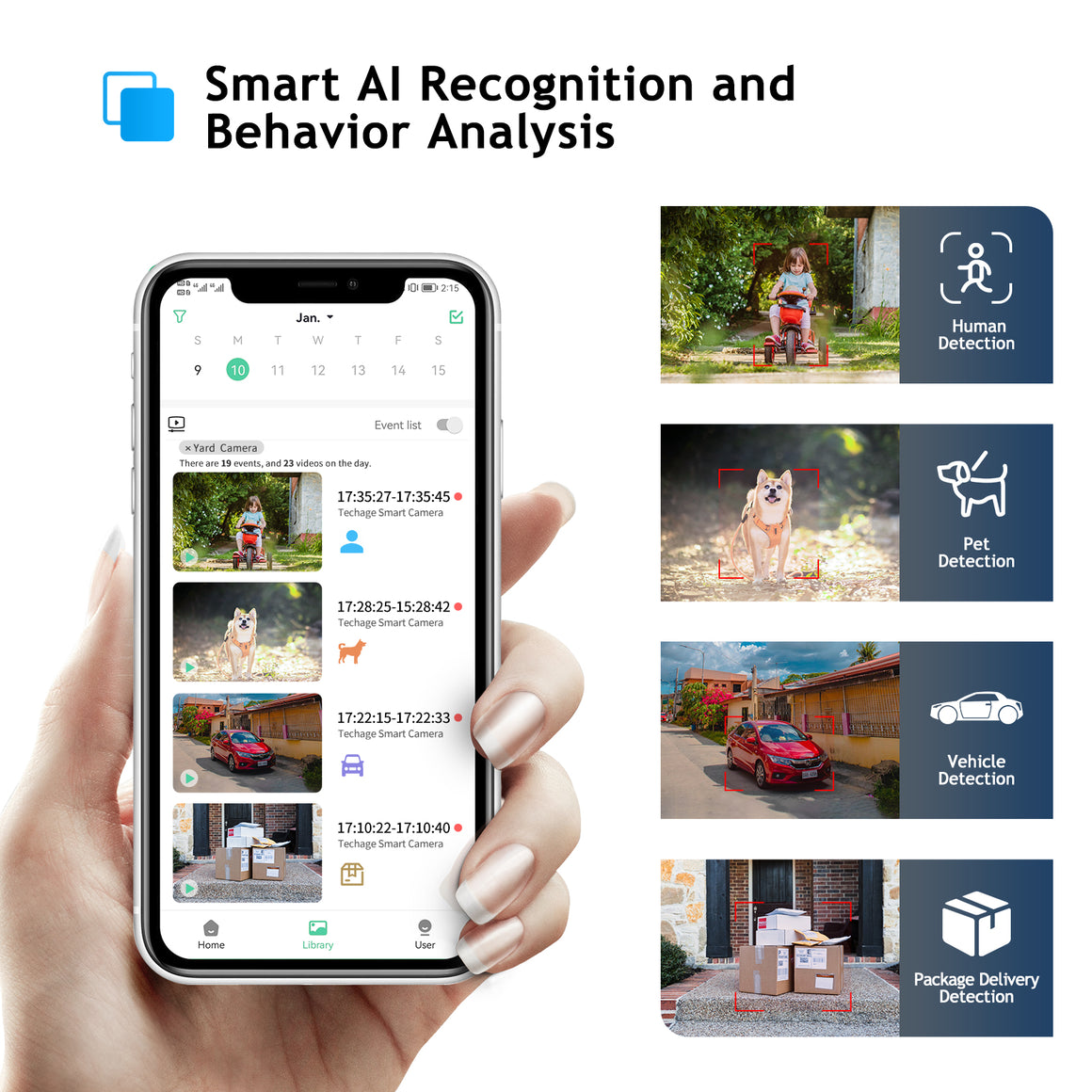 Security Camera IP Camera Home and Business Security | Techage ...